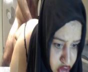 PAINFUL SURPRISE ANAL WITH MARRIED HIJAB WOMAN ! from jelbab