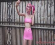 Skinny big tits teen teasing daddy outside masturbating and giving sloppy carblowjob -WHORNY FILMS from illegal sez mma