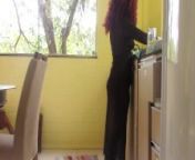 Surprise sex for my gothic Step Sister in the kitchen from xxteenhandjobsxx