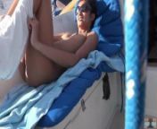 SOMEONE COULD SEE US! Viva Athena Sneaky Blowjob on Boat During Covid 19 from desi nude savita bhab