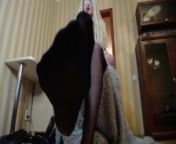 Smell feet in nylon stockings after a long day (custom video) from dag yo self feet worship