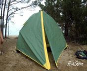 How to set up a tent on the beach naked. Video tutorial. from uschi glas nackt