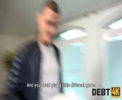 DEBT4k. Debt collector cant resist having sex with hot teen from debiti