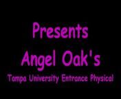 Angel Oak&apos;s New Student Gyno Exam By Doctor Tampa Caught On Camera Only @ GirlsGoneGynoCom from doctor tampa