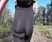 It was hard to inlay my fat ass in this tight leggings but they look so sexy on it from camy see thru pantiesactress kosher fu