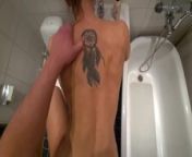 Athletic Busty Milf Getting Dirty Before The Shower from melayu girl nude at bathroom
