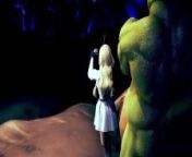 Big ork fuck with the beautiful girl at the cave - HMV 3d hentai animation from cartoon gorilla sex video mypornwap co