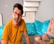 HUNT4K Angry man for cash allows friend to have an affair with his new GF from gf blowjob friend