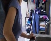 Cute amateur Mexican girl is fucked while doing the dishes from mexican