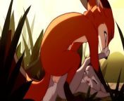 Patreon Blitzdrachin : Straight yiff animation , cum inside, size difference , fox and rabbit from rakhit