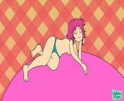 Scott Pilgrim xxx Parody animated: Ramona Flowers from tamsna