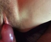 My hairy pussy is hungry for your cum from creamy hairy pussy fucking big black cock