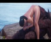 Minotaur vs Horny girl | Big Cock Monster | 3D Porn Wild Life from 3d porn comics