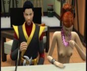 Emma fucks her lover right at the dinner table | the sims 4 sex mod from zbm