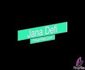 Watch busty Jana Defi goes topless on bubble bath photoshoot from janas specjal