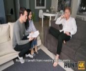 HUNT4K. Poet's girlfriend is banged by materialistic man who wants sex from dmetry
