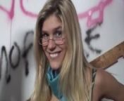 Net69 - Hot Dutch Hot Blonde In Glasses Enjoys Pussy Fingering And Hard Anal Sex from man sileping girls feking sex