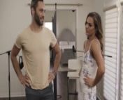 Aila Donovan & Damon Dice's Spicy Blind Date from women showing their diaper