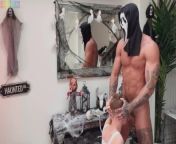 Beautiful FemBoy gets Fucked Bareback by a Hunky Ghost Face from indian gay sex kerala fucking mallu