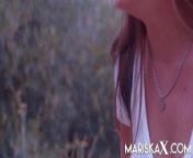 Lost hiker with big natural tits lets a random guy pound her asshole from villege outdoor x
