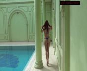 Lina Mercury Russian big tits pornstar enjoys swimming pool from lina larissa strahl nude fakes