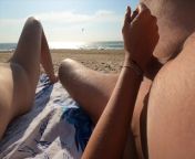 Two Girls See Me Jerk Off Boyfriend At Public Beach Man Caught Before Cumshot from 2 girl nude in public