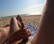 Two Girls See Me Jerk Off Boyfriend At Public Beach Man Caught Before Cumshot from nudist teeniqle boys teen nude
