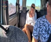 Vibrating Ride with LOVENSE on a UBER taxi and Squirting Surprise Leads to Steamy Fuck Payment from free kiss episode 1