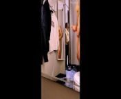 DRESSING ROOM: double handjob with blowjob cumshot. Two sluts vs my cock. from ethb