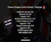 Pokémon Champion Cynthia Femdom - SweetDarling from pokemom