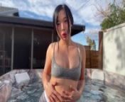 FREE FULL VIDEO Korean Girl Hot Tub Solo Masturbation from 韩国英文名♛㍧☑【免费版jusege9 com】☦️㋇☓•jqws