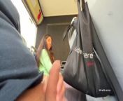 A stranger jerked off and sucked my dick in a public bus full of people from dick flashing all bus indian se