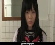 Japanese schoolgirl, Sayaka Aishiro gives great handjobs to friends, uncens from sayaka aishiro
