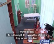 FakeHospital Doctor performs sexual acrobatics with Russian babe from ledeej docter sexan and sex
